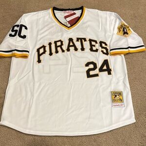 Barry Bonds 1988 Pittsburgh Pirates Home White Jersey Mens XL NWT